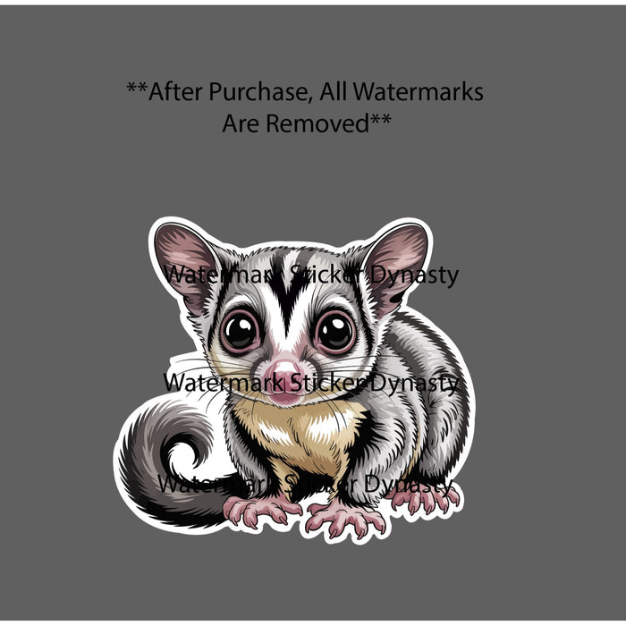 Sugar Glider Sticker Waterproof Decal Animal Pet Home Family Gift NEW