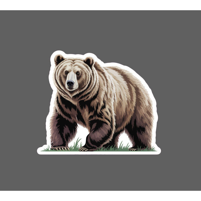 Grizzly Bear Sticker Animal Outdoor Nature Wildlife Gift Waterproof NEW