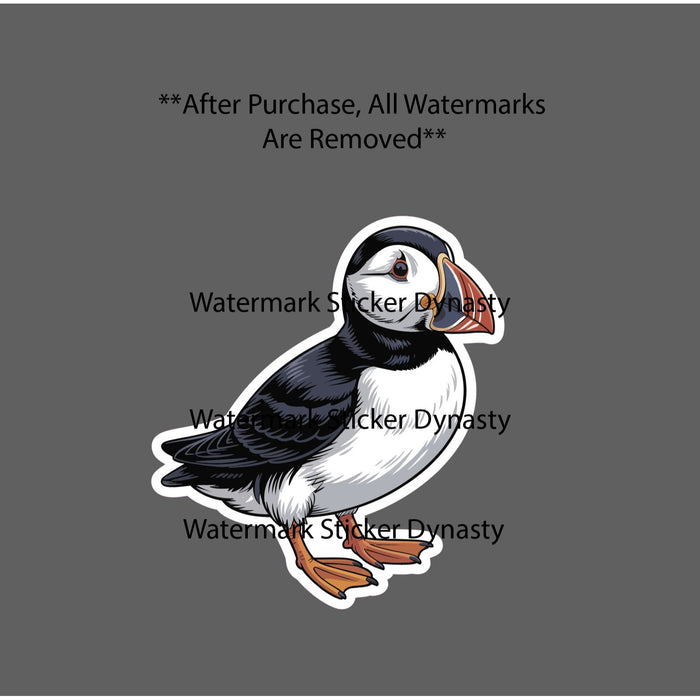 Puffin Sticker Waterproof Decal Bird Animal Wildlife Gift NEW