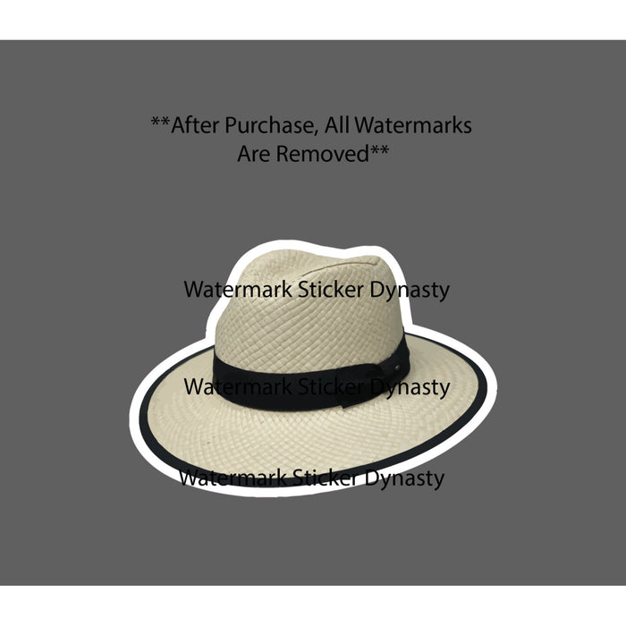 Straw Hat Sticker Waterproof Decal Beach Outdoor Travel Ocean Fashion Gift NEW