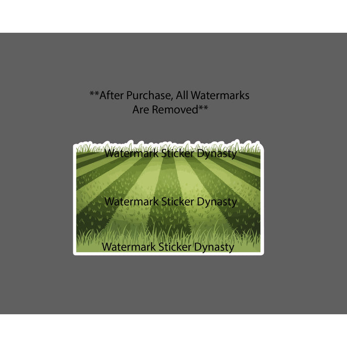 Lawn Stripes Sticker Waterproof Decal Mowing Grass Yard Art Skills Gift NEW