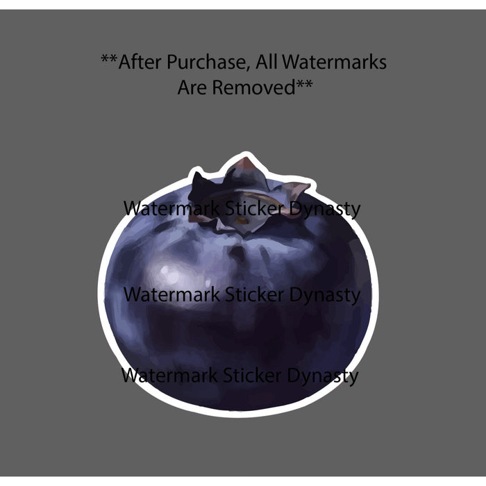 Blueberry Sticker Waterproof Decal Fruit Food Berries NEW