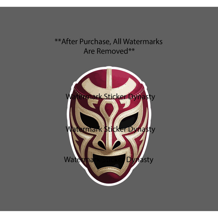 Lucha Libre Mask Sticker Waterproof Decal Wrestling Mexico Sport Gift NEW