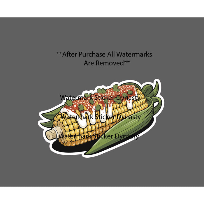 Elote Sticker Waterproof Decal Street Corn Mexican Cuisine Food Gift NEW
