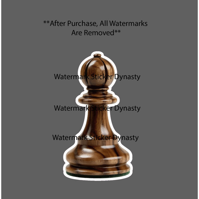 Bishop Chess Piece Sticker Waterproof Decal Set Game Strategy Gift NEW