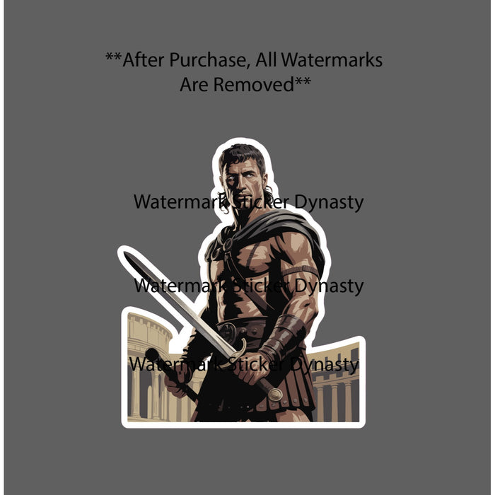 Spartacus Sticker Waterproof Decal Gladiator Rome Rebellion War Gift NEW
