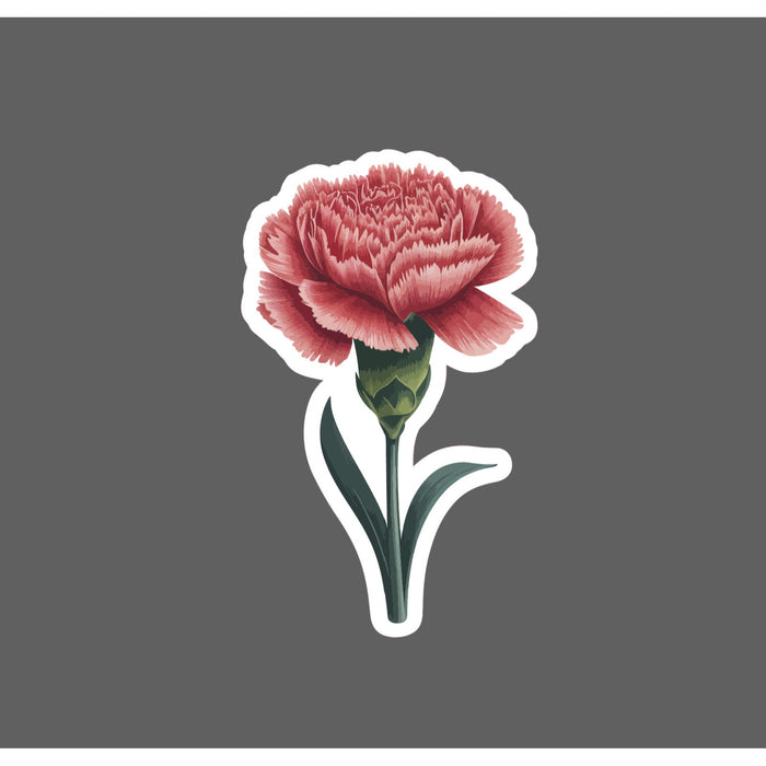 Carnation Sticker Waterproof Decal Flower Floral Nature Outdoor Nature Gift NEW
