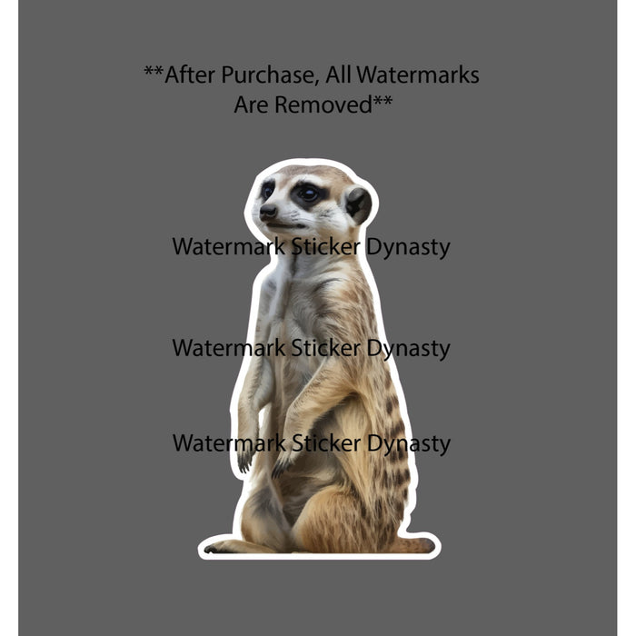 Meerkat Sticker Waterproof Decal Animal Outdoor Wildlife Nature Gift NEW