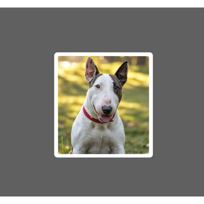 Bull Terrier Sticker Waterproof Decal Dog Pet Picture Portrait Family Gift NEW