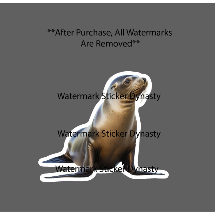 Sea Lion Sticker Waterproof Decal Animal Wildlife Nature Ocean Beach Gift NEW