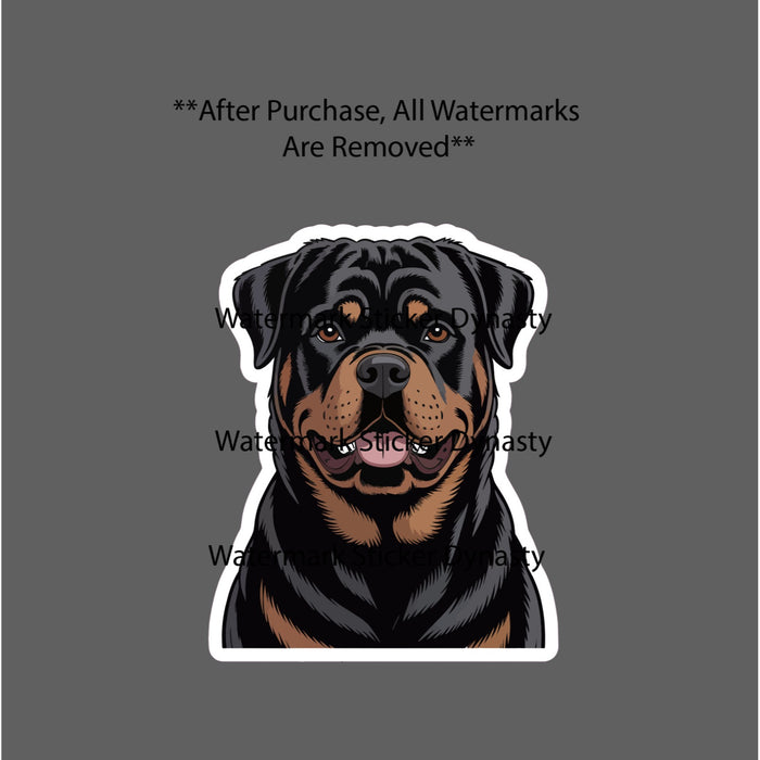 Rottweiler Sticker Waterproof Decal Dog Dogs Pet Animal Friend Family Gift NEW