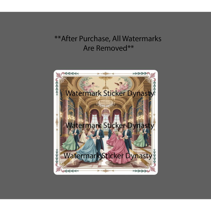 Ball Room Dance Sticker Waterproof Decal Retro Vintage History Gift NEW