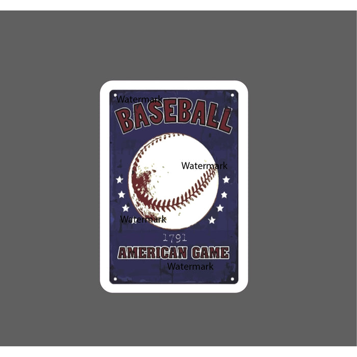 Baseball Sticker American Game Sports NEW