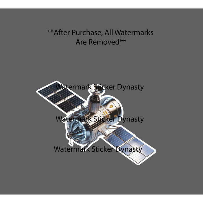 Satellite Sticker Waterproof Decal Space Travel Wifi Galaxy Stars Gift NEW