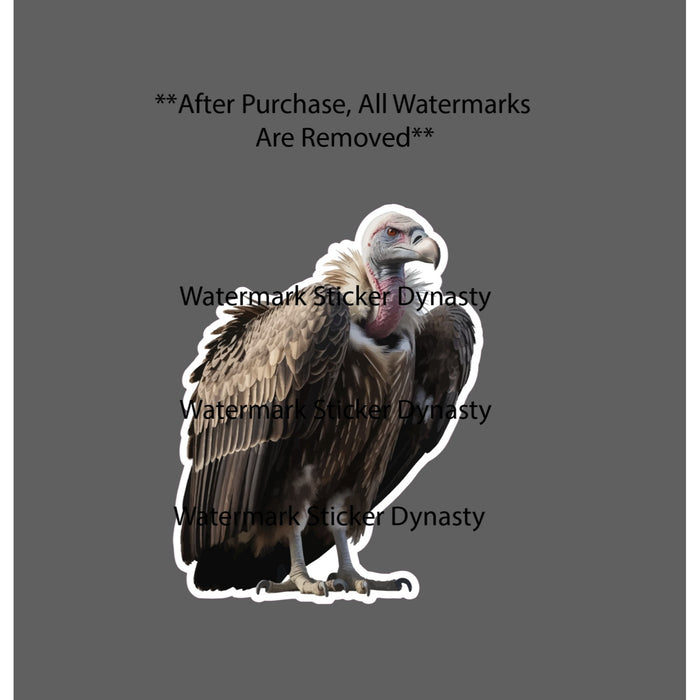 Vulture Sticker Waterproof Decal Realistic Bird Animal Scavenger Gift NEW