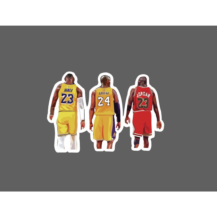 James Kobe Jordan Sticker