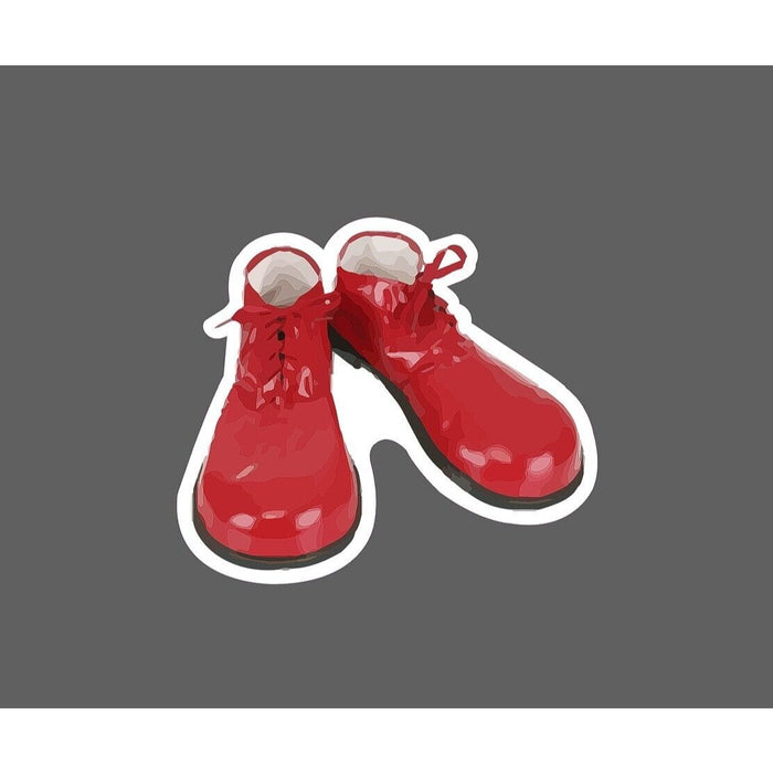 Clown Shoes Sticker Red