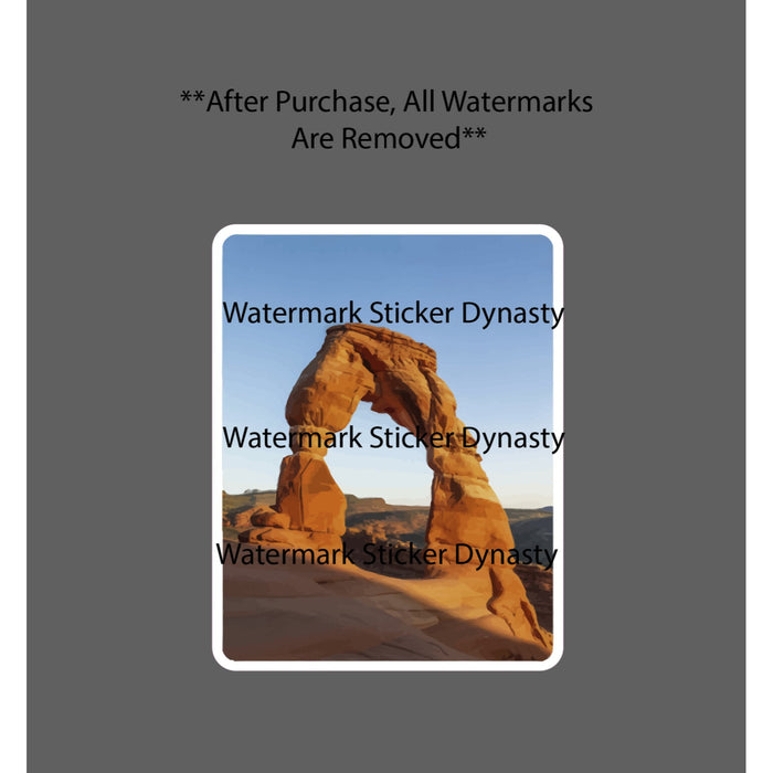Utah Arches Sticker Waterproof Decal Outdoor Nature Travel State Gift NEW