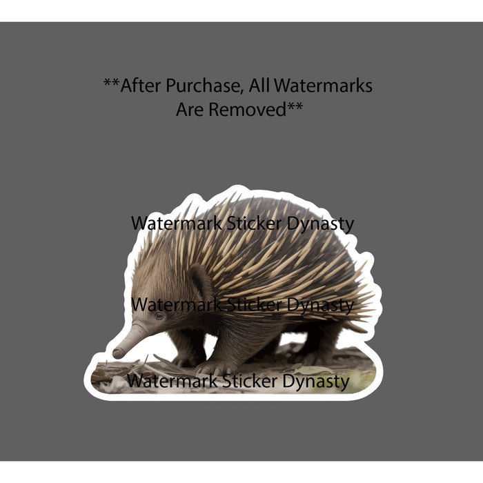 Echidna Sticker Waterproof Decal Animal Outdoor Wildlife Nature Gift NEW