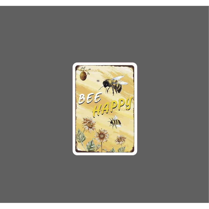 Bee Happy Sticker Nature Uplifting Life NEW