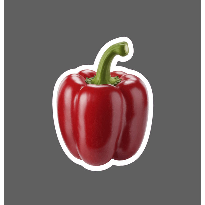 Bell Pepper Sticker Fruit Food Garden Gift Realistic Waterproof NEW