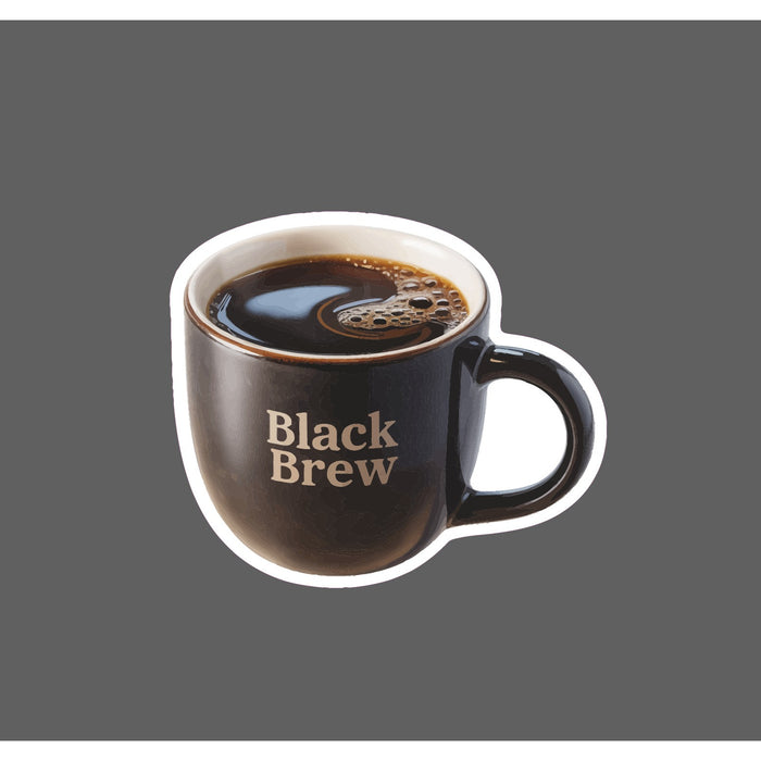 Black Coffee Sticker Brew Morning Energy Work Caffeine Gift Waterproof NEW