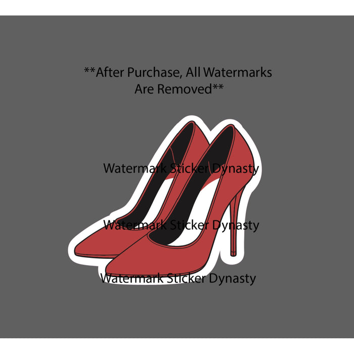 High Heels Sticker Waterproof Decal Fancy Dress Beauty Red Night Out Gift NEW
