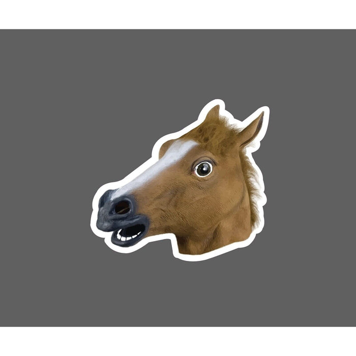 Horse Head Sticker Funny