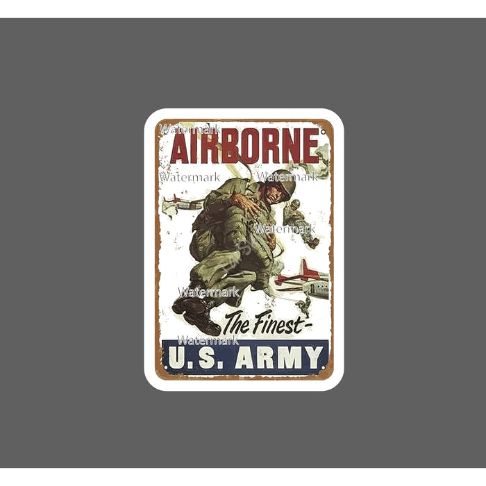 Airborne Sticker U.S Army Waterproof NEW