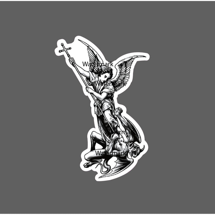 Angel Killing Demon St. Michael Spiritual Forces Principalities Gift NEW