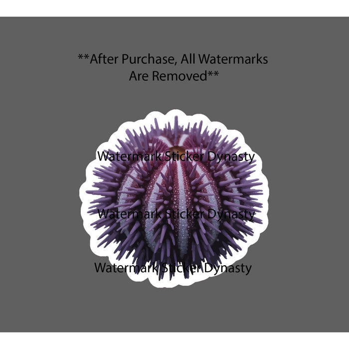Sea Urchin Sticker Waterproof Decal Animal Ocean Beach Wildlife Nature Gift NEW
