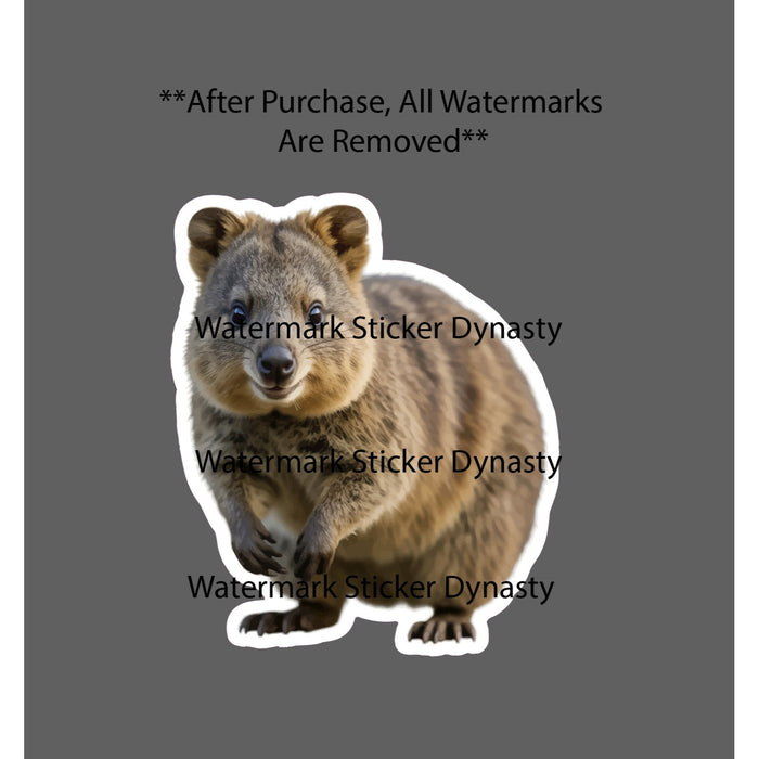 Quokka Sticker Waterproof Decal Animal Wildlife Nature Australia Cute Gift NEW