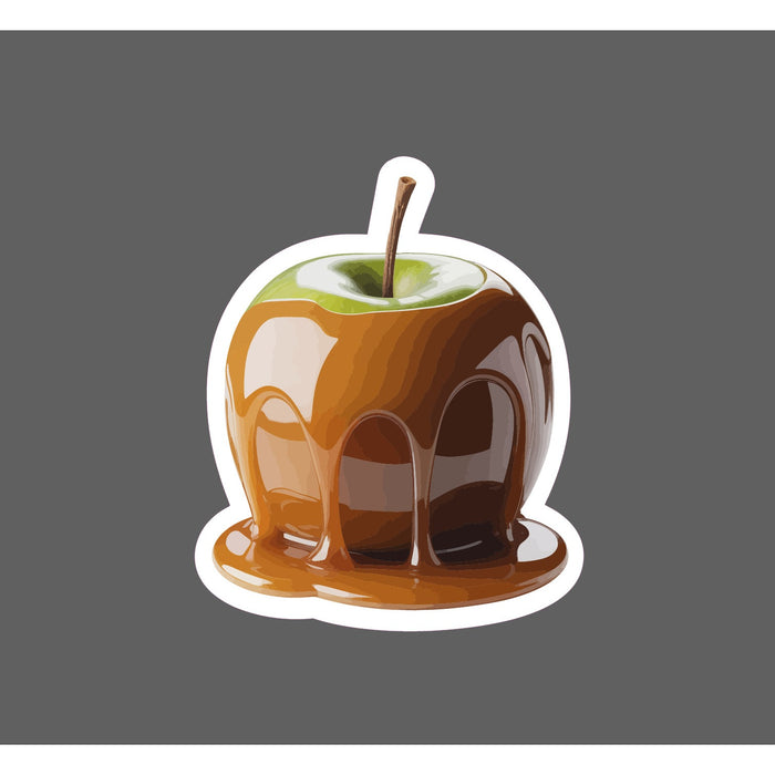 Caramel Apple Sticker Waterproof Decal Carnival Dessert Food Candy Gift NEW