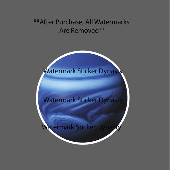 Neptune Sticker Waterproof Decal Planet Space Travel Stars Galaxy Gift NEW