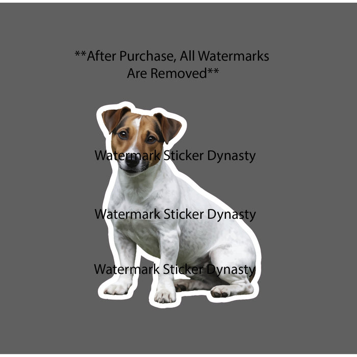 Jack Russell Terrier Sticker Waterproof Decal Dog Animal Pet Family Gift NEW