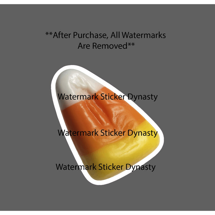 Candy Corn Sticker Waterproof Decal Food Dessert Sugar Gift NEW