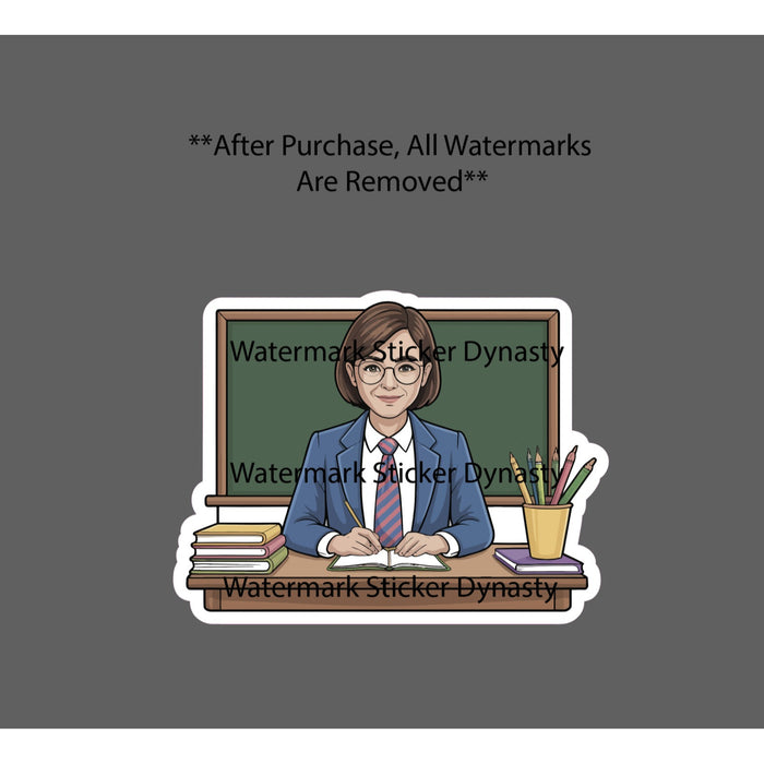 Teacher Sticker Waterproof Decal Classroom Class Teaching School Gift NEW