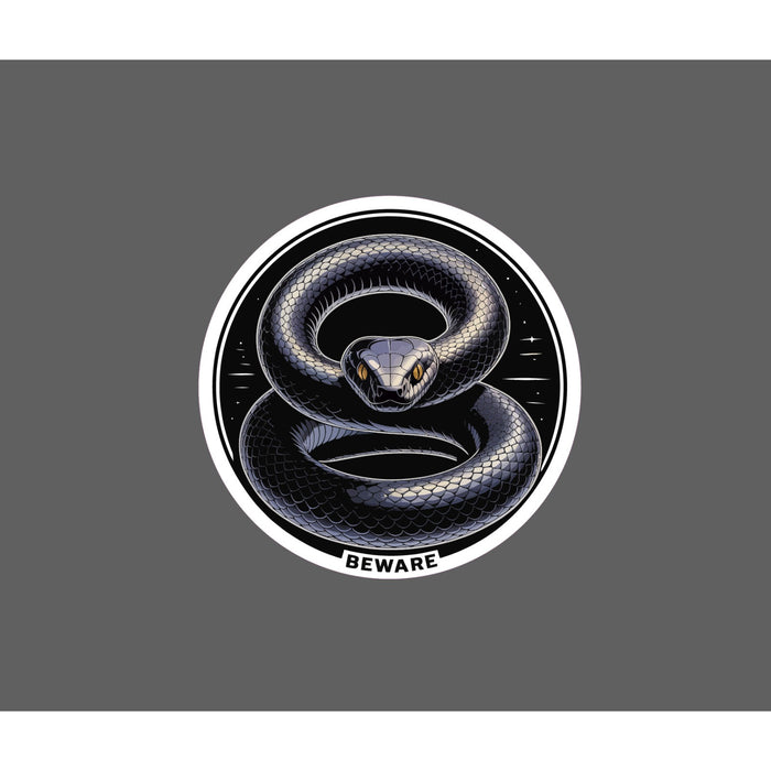 Black Mamba Sticker Animal Pet Wildlife Venomous Danger Gift Waterproof NEW