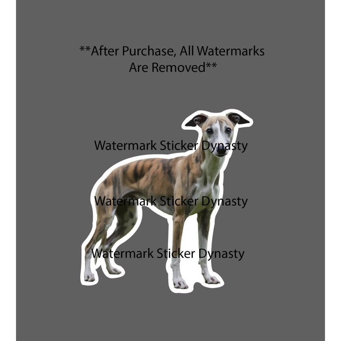 Whippet Sticker Waterproof Decal Dog Animal Speed Fast Family Gift NEW