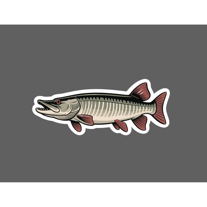 Muskie Sticker Fish Animal Outdoor Wildlife Nature Gift Waterproof NEW