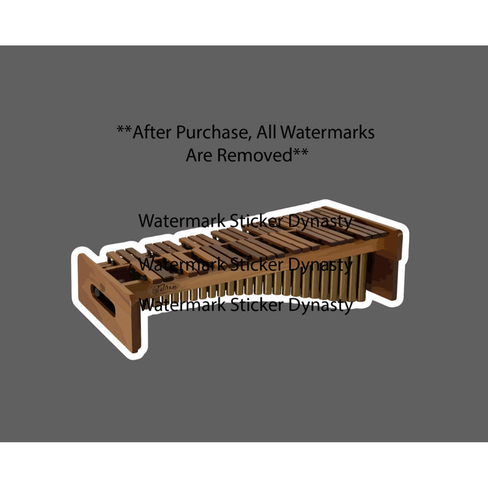 Marimba Sticker Waterproof Decal Music Instrument Band Song Gift NEW