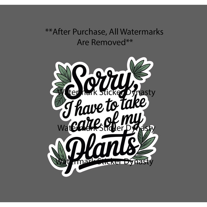 Plants Quote Sticker Waterproof Decal Home Body Green Succulent Gift NEW