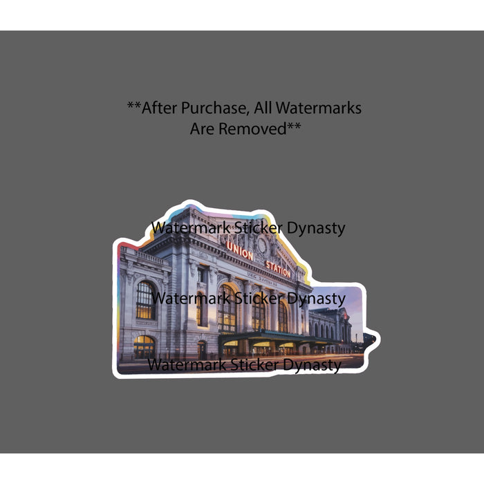 Union Station Sticker Waterproof Decal Outdoor Travel City Gift NEW