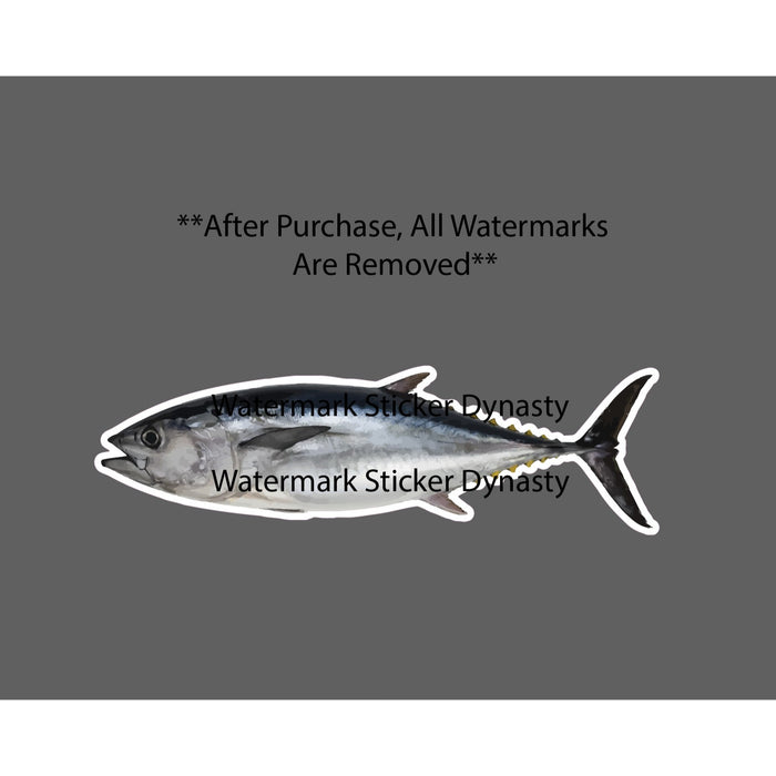 Bluefin Tuna Sticker Waterproof Decal Animal Ocean Fish Fishing Gift NEW