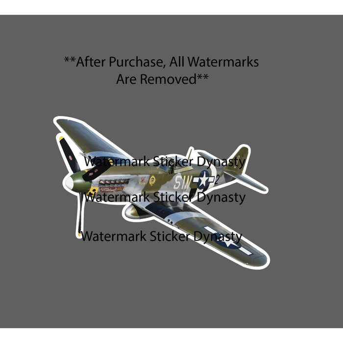 World War 2 Plane Sticker Waterproof Decal Airplane WW2 Ally Aviation Gift NEW
