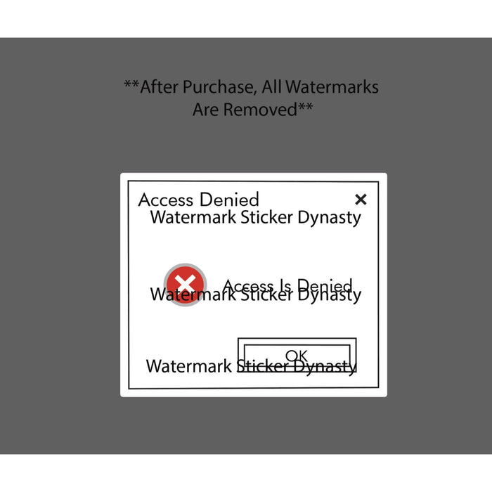 Access Denied Sticker Waterproof Decal Computer Error Quote Funny Humor Gift NEW