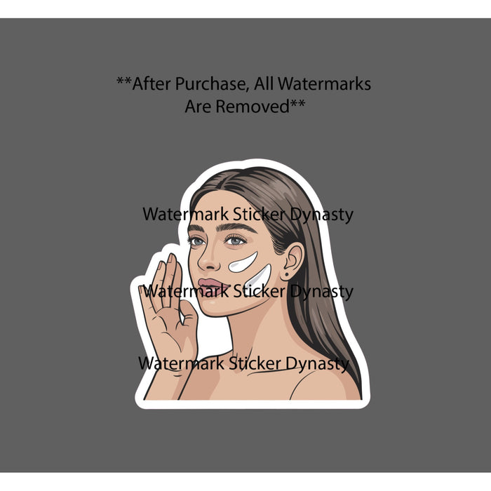 Skin Care Sticker Waterproof Decal Beauty Routine Moisturize Health Gift NEW
