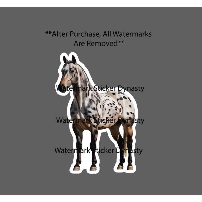 Appaloosa Sticker Waterproof Decal Horse Animal Farm Farmhouse Country Gift NEW