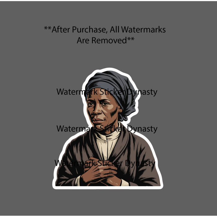Harriet Tubman Sticker Waterproof Decal Abolitionist History Gift NEW