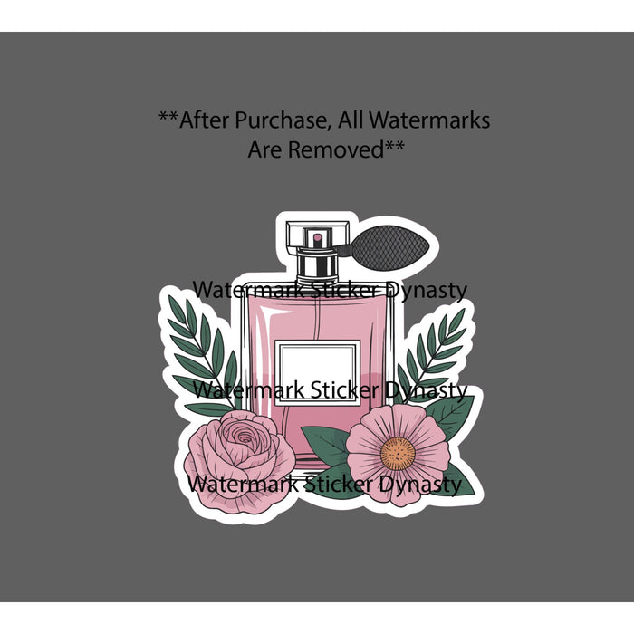 Perfume Sticker Waterproof Decal Scent Aroma Beauty Floral Flower Gift NEW